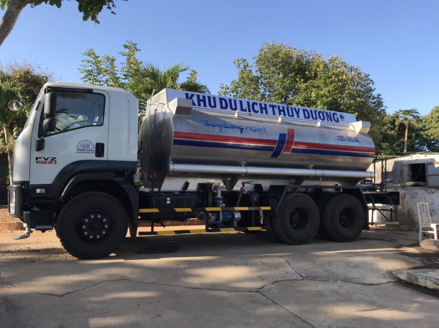 XE BỒN CHỞ NƯỚC ISUZU FVZ